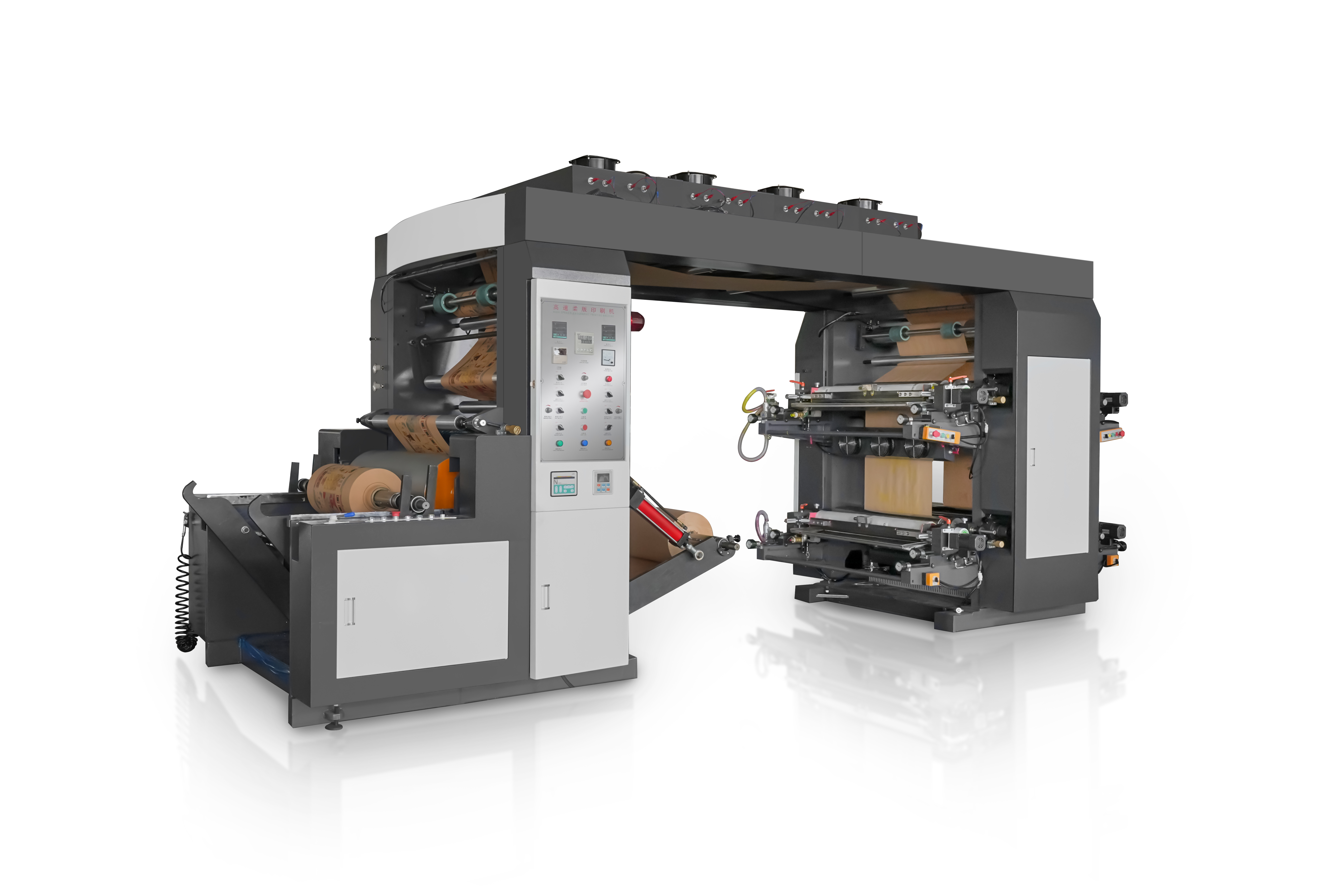 4色層疊式高速柔版印刷機(jī)