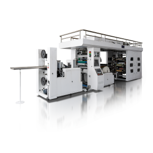 一卷原料出成品！智者MIX系列6色衛星式餐巾紙柔版印刷機全面解讀：集成壓花折疊分切壓光，180米/分鐘高速穩定印刷